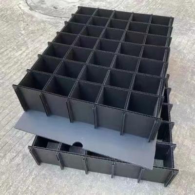 China Plastic Dividers Box PP Corrugated Hollow Sheet For Electronic Parts for sale