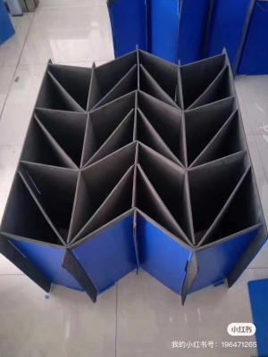 China Plastic Dividers Box PP Hollow Sheet Corrugated Partition Panel Anti-Static for sale