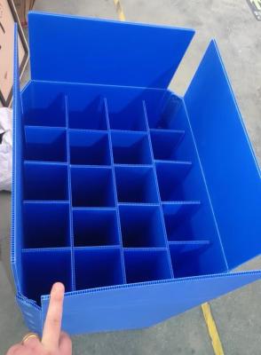 China Plastic Dividers Box PP Turnover Corrugated Sheet Hollow Board Carton Container for sale