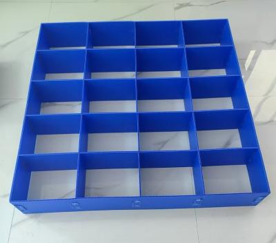 China Plastic Dividers Box Polypropylene Corrugated Sheet Hollow Board Cutcard Shakeproof for sale