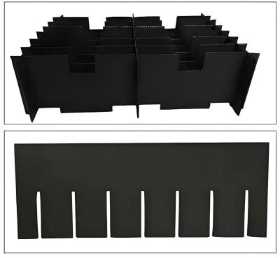 China Plastic Dividers Box PP Corrugated Sheet Polypropylene Hollow Board Partition for sale