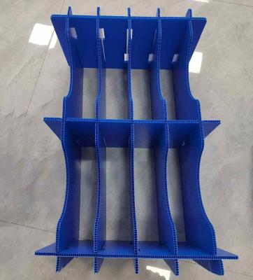 China Plastic Dividers Box PP Corrugaated Sheet Hollow Board Shipping Turnover Bin for sale