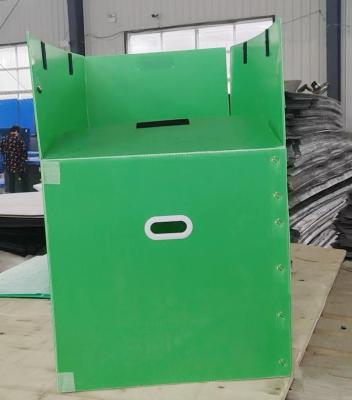 China Plastic Turnover Box PP Hollow Sheet Corrugated Board Totes Container for sale