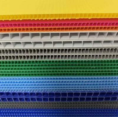 China Customized Plastic Corrugated Sheet Hollow Panel Length Smooth And Matt Surface for sale