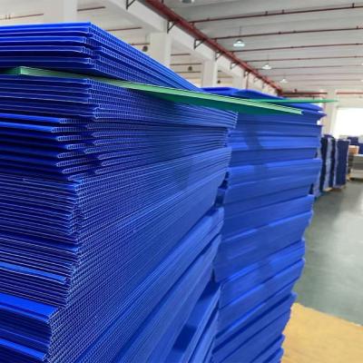 China PP Hollow Panel Plastic Corrugated Sheet Customized Any Size Box for sale