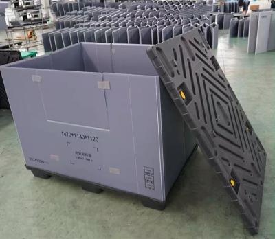 China Folded Plastic Pallet Box For Marine Logistics And Storage Needs for sale