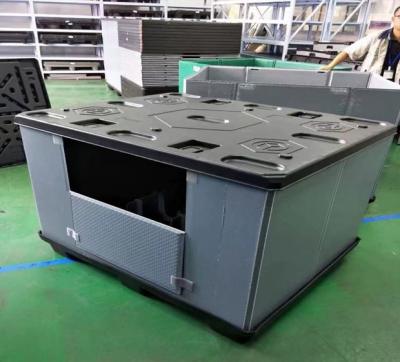 China Polypropylene Plastic Pallet Box Durable Material Structure And Corrosion Resistance for sale