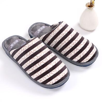 China New Design Custom Made Good Quality Anti-odor Man Winter Casual Slipper for sale