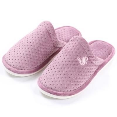 China Custom Anti-odor Indoor Cotton Soft Cheap Winter Slippers For Women for sale