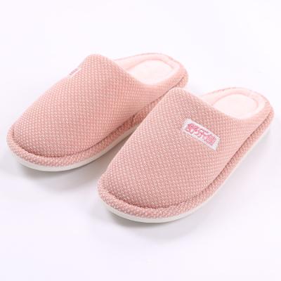 China Anti-odor fashion indoor and outdoor non-slip fancy fur plush slipper flat winter for sale