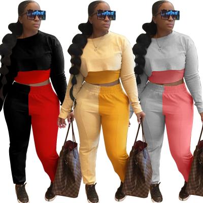 China 2022 Autumn And Winter New Arrival Women's Casual Long Sleeve Two-piece Jogging Sets for sale