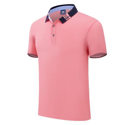 China Breathable CustomizationT-shirt Men's Breathable Short Sleeve Polo Clothes Work T-shirt Printing Logo (CAMISA POLO) P1691 for sale