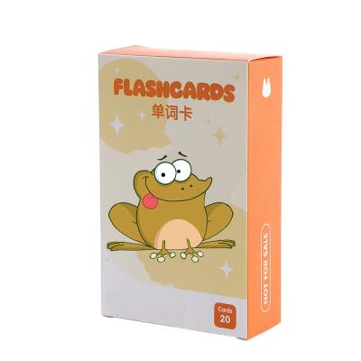 China Durable Custom Printing Word Card Game Paper Card Kids Children Learning Flash Cards Sight Words Flashcards for sale