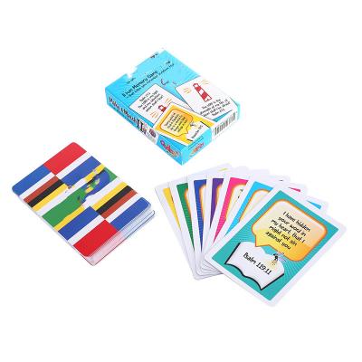 China Christmas Knowledge Instant Memory Game Durable Custom Printing Matching Educational Game Card for Family and Friends for sale