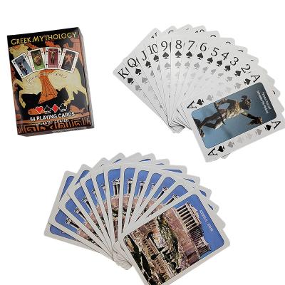 China Durable Wholesale Custom Logo Playing Cards Printing Design Playing Cards Party Playing Poker Cards for sale