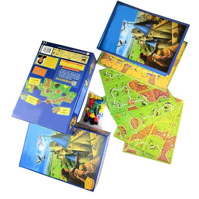 China Custom Travel Entertainment Kids Cards New Products Intellectual Smart Board Games Set OEM Printing Board Games Card for sale