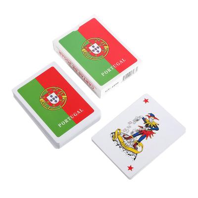 China Durable Custom Design Sublimation Casino Flag Advertising Gift Playing Cards Professional Printing Poker Card With Logo for sale