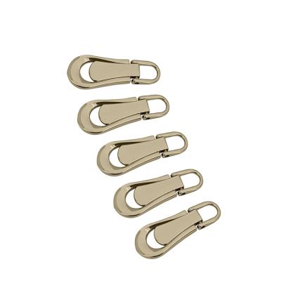 China Manufacturer Nickel Free Exquisite Brand Zipper Standard Size Zipper Pull for sale