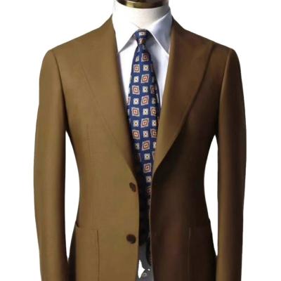 China Anti-wrinkle Super Soft Feeling Woolen Worsted Fabric For Mens Suits In Best Price for sale