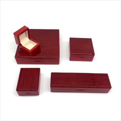 China Wooden Shiny Jewelry Packaging Box Jewelry Storage Box Handmade Wooden Jewelry Gift Box for sale