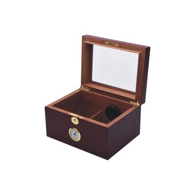 China 2019 Wooden Unfinished Luxury Cigar Box Humidor for sale