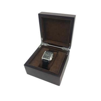 China Luxury Wooden Watch Boxes Logo Wooden Case for sale