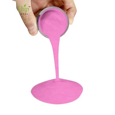 China Dip Powder Nails Hot Sale Dip Powder Organic Dye Pink Color Dipping Powder Nail Art Wholesale for sale