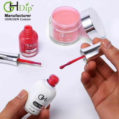 China Match Gel and Lacquer Professional Dipping Powder Nail System for sale