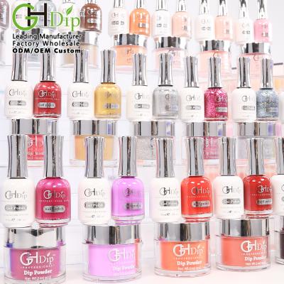 China Premium Soft Nude Color 3 In 1Acrylic Quick Dip Gel Powder Nail Polish For Ombre Nails Art ND-025 for sale