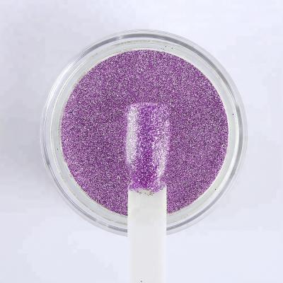 China Factory Price Acrylic Glitter Gel Nails Dip Powder Purple Glow Forever 0.5OZ/1OZ/2OZ/4OZ/8OZ/16OZ/18OZ for sale