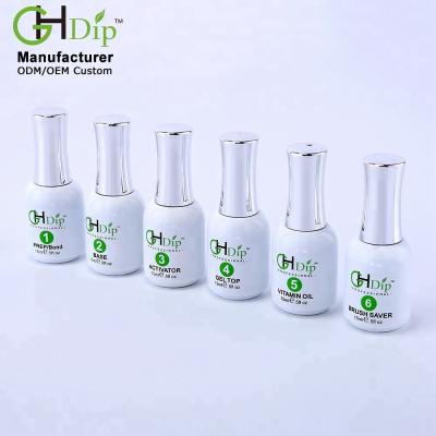 China Quick Dip System For Dip Powder Nails 15ml Nourish Oil For Dip Powder System Glue Acrylic Nail Dipping Powder Liquid for sale