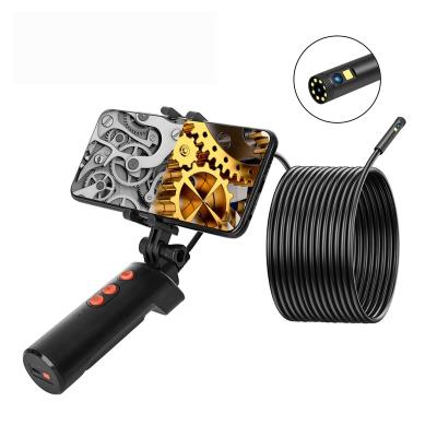 China Waterproof/Waterproof F280 Waterproof 9 LED 8mm Wifi Endoscope 1080P Cameras 2600mah Dual Battery Endoscopy Camera With Mobile Phone Holder for sale