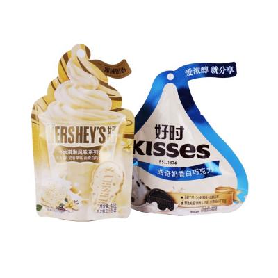 China Customized special shape packaging Chocolate Suger doypack candy snack moisture proof aluminum plastic packaging for sale