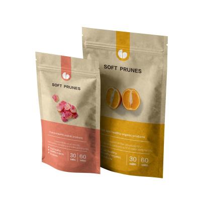 China Wholesale Custom Dry Sealing Bag Kraft Paper Snack Mango Plastic Packaging Bag Moisture Proof Manufacturers for sale