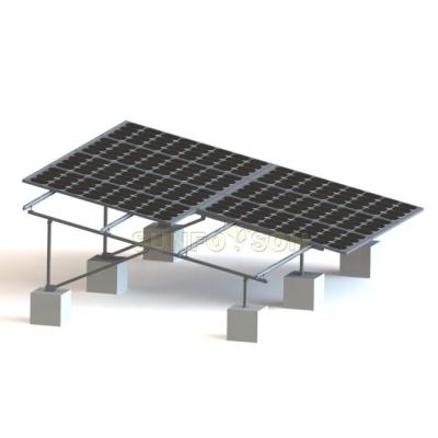 China Concrete Based Aluminum Alloy Ground Solar Power PV Mounted Aluminum Alloy Brackets SFS-GM-01 for sale