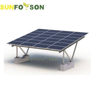 China Extruded Sunforson Aluminum Parking Lot Rack Vertical Solar Panel Car Mount Solar Powered Roof Rack Flat Panel Solar for sale