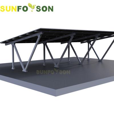 China Extruded Sunforson Aluminum Solar Panel Parking Lot Support Vertical Car Mount Support Kit Solar Powered Solar for sale