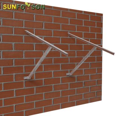 China Suitable for most types of Sunforson wall PV rail support solar roof PV rack vertical energia solar panel flat solar panel mounting solar panel solenoid mounting system for sale