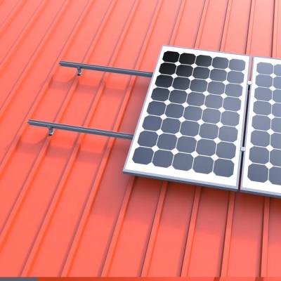 China High Quality Metal Roof PV Aluminum Frames Solar Panel Roof Mounting Kits for sale