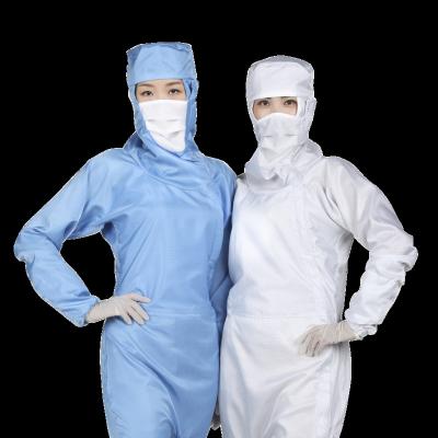 China OEM Workshop SKPURE Work Overalls Cleanroom Cleanroom Uniform Anti-Static Clothing Anti-Static Cleanroom Suit ESD Clothes for sale