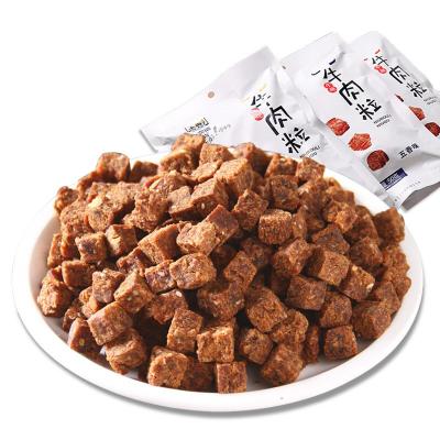 China Nutritious Custom High Quality Dry Food Snacks Beef Vacuum Packing Delicious Spicy Taste Beef Grains for sale