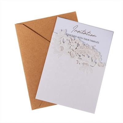 China Custom Luxurious Letterpress Printing of Europe Wedding Invitations for Printing for sale