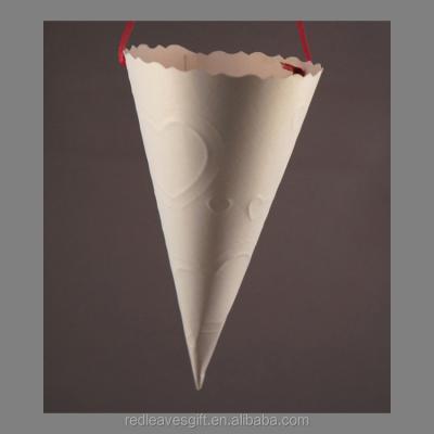 China Europe Customized Ice Cream Paper Cone Holder For French Fries for sale