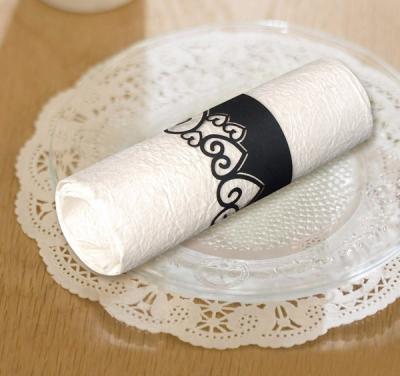 China Europe Napkin Rings Paper Eco - Friendly Colorful High - End Custom Wedding Decorations Wedding Supplies for sale