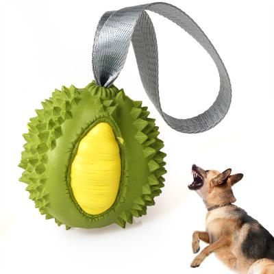 China 2022 Viable Best Outdoor Indestructible Chew Toys Two Color Non-Toxic Durable Rubber Tooth Cleaning Rubbery Interactive Dog Toys for sale