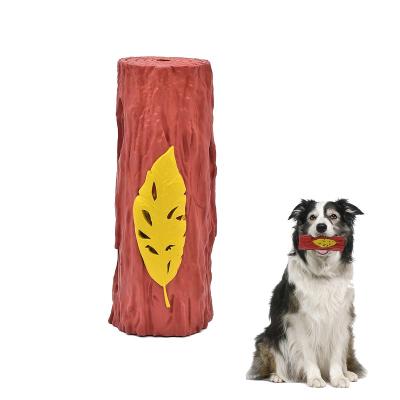 China Sustainable Hot Sale High Quality Fashion Design Stump Type Attractive Rubber Dog Chew Toy for sale