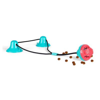 China Viable Suction Cup Dog Rope Ball Pull Ball Toy For Dog Interactive Elastic Chewing Dog Chew Game Teeth Pull Toy for sale