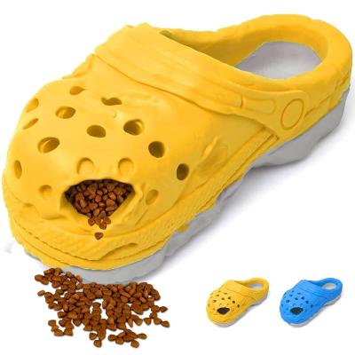 China Viable Hot Selling New Design Slipper Dog Toys Dog Teeth Clean To Relieve Worry To Chew Rubber Toys For Dog for sale