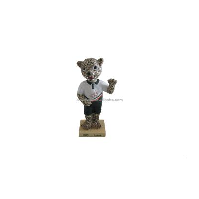 China Custom High Quality Resin Cute Lion Bobblehead Figurines For Home Decor Wholesale From Europe for sale