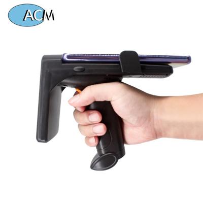 China QR Code RFID Tracking Inventory Reader 18000-6C Protocol UHF Collector Handheld Scanner Barcode Collecting Machine 162*78*22mmÂ ± 2 millimeters for sale